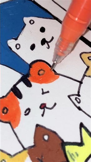 🎨 Cute Cartoon Monster Drawing 🧡 | Easy Step-by-Step Art