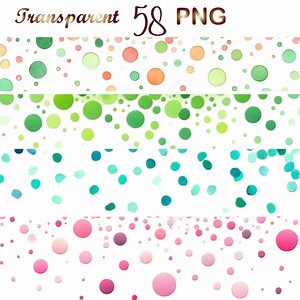 58 Confetti Clipart, Birthday Confetti Clipart, Blue Confetti Clipart, Confetti Border Clipart, Confetti Png, Confetti, Transparent Confetti - Etsy