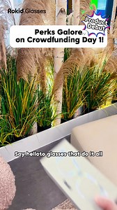 37K views · 146 reactions | Get the lightest, most feature-packed AI Glasses (only 49g) on Kickstarter. ✔ AR Display for real-time subtitles ✔ Translate 130+ languages ✔ Hands-free photo & video ✔ AI Teleprompter & GPT Assistant The earlier you back, the more gifts you unlock! | Rokid Global | Facebook