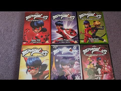 My Entire/Complete Miraculous Ladybug DVD Collection