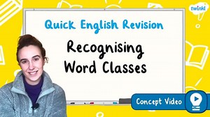 Recognising Word Classes | KS2 English Concept Video