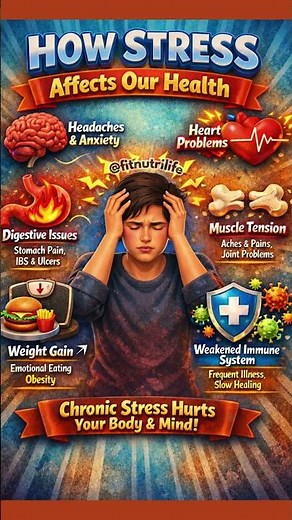 How Stress Is Destroying Your Health | Mental & Physical Damage Explained #healthylifestyle