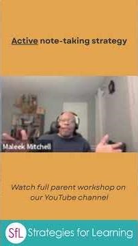 College Study Tip: Practice ACTIVE note-taking!