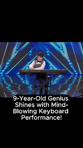 This 9-year-old prodigy stunned America's Got Talent with a keyboard performance bursting with skill and soul. Already skipping school grades due to his exceptional intelligence, he balances advanced academics with musical passion—proving talent knows no age. Watch full performance in the first comment. | Smaily Music Zone