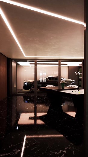 Luxury Rolls Royce Showroom Design in Man Cave at Agnes Residence, Accra