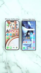 2.8K reactions · 58 shares | Samsung Galaxy S24 Ultra vs iPhone 15 Pro Max Speed Test #galaxys24ultra #iphone15promax #s24ultravs15promax | Rajeh H.Y | Facebook