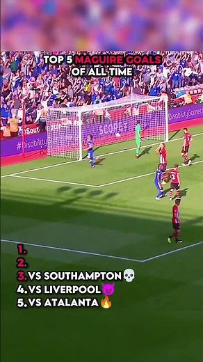 TOP 5 Harry Maguire Goals of All Time 🤯⚽