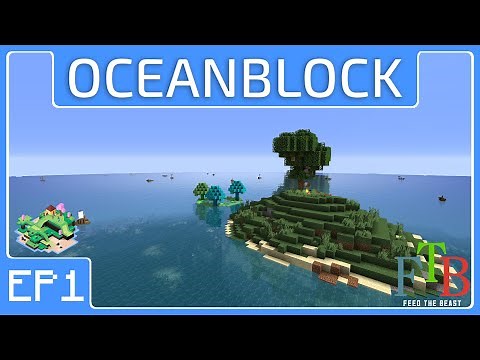 Oceanblock -EP1- Stranded In The Sea! - Minecraft Java Modpack by Feed The Beast