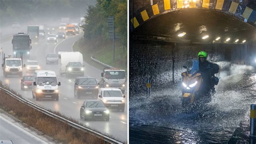 Babet drar in – flera flyg och tåg stoppas