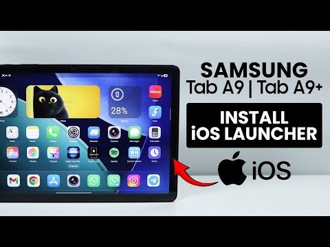 How to Install iOS Launcher on Samsung Tab A9 / A9 Plus - Install iPhone Theme