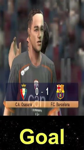 Deco’s Powerful Header Sends Barcelona Ahead! ⚽🔥 | PES 6 #shorts #pes