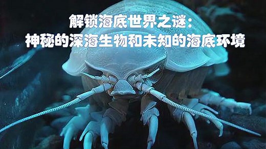 解锁海底世界之谜：神秘的深海生物和未知的海底环境