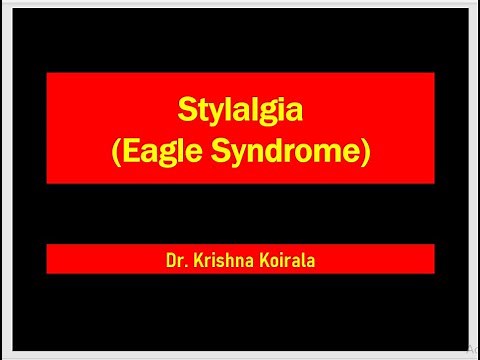 Stylalgia //Elongated styloid process//Eagle syndrome /Dr Krishna Koirala Dr Krishna's ENT Lectures
