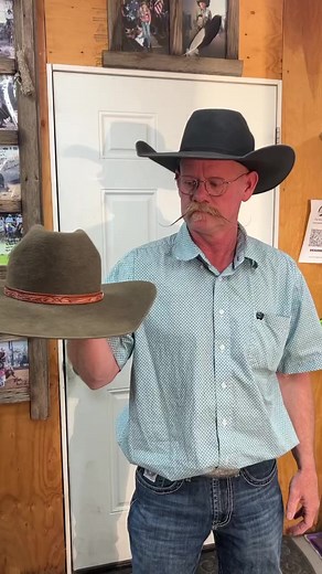 8.4K views · 369 reactions | 100% Beaver felt in pecan. This one is another grizzly felt. @skiverboots band and mincer buckle. #chazhatz #hatninja #hatmaker #handmade #customhat | CHAZ Mitchell Custom HATZ | Facebook