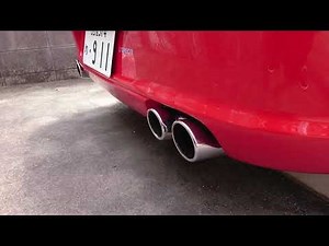 ポルシェ997 スポーツエグゾースト コールドスタート