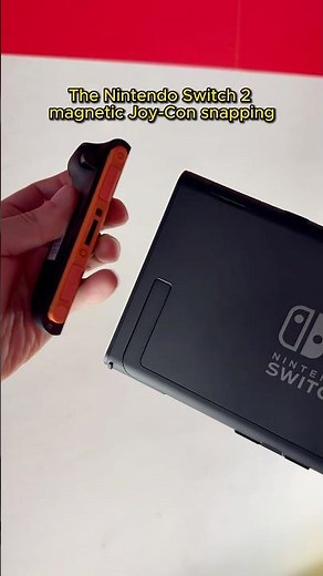 The Nintendo Switch 2 magnetic Joy-Con snapping is such a big improvement #NintendoSwitch2