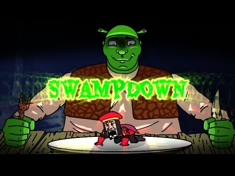 FNF SWAMPDOWN | Powerdown pero es Shrek y Farquad de Memo Aponte | Créditos en la descripción