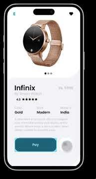Watch app UI design and animation
