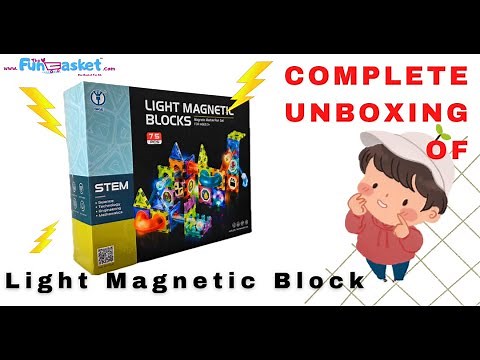 How to Play with Light Magnetic Blocks, Kids Game #tfb #unboxing #play