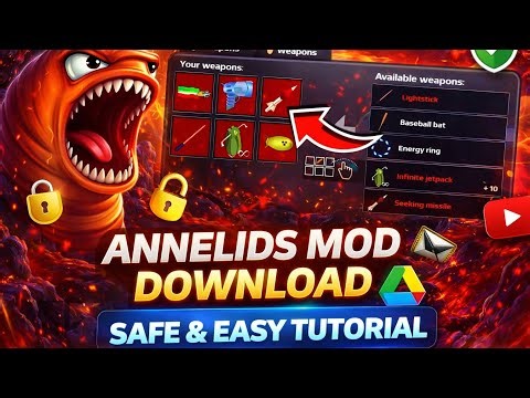 Annelids hack apk | unlock all weapons | safely download |