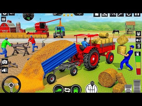 Modern Tractor Farming Driving Simulator 3D - New Tractor Games - Android Gameplay