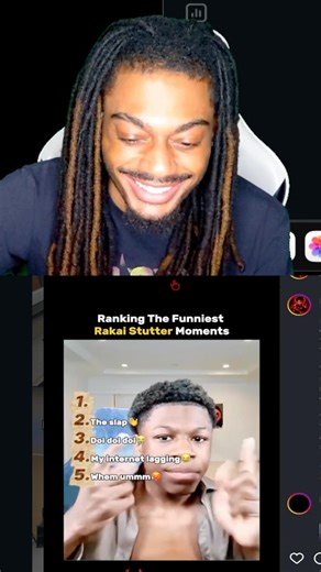 Rakai’s Funniest Stutter Moments #shorts #rakai #twitch #tiktok #funny #reels #memes #reaction