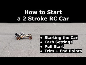How to Start a 2 Stroke Gas RC Car - Rovan RC