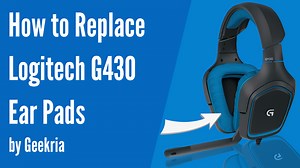 Watch How to Replace Logitech G430 Headphone Ear Pads on Amazon Live
