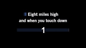 Karaoke Eight Miles High - The Byrds - CDG, MP4, KFN - Karaoke Version