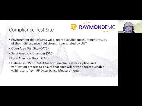Louis Feudi presents: Basic Parameters VSWR for (OATS) and (SAC) In CISPR 16-1-4 for EMC Testing.
