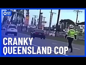 Police Officer Throws Radar Gun at Speeding P-Plater in Queensland | 10 News First