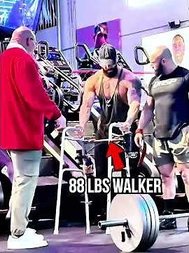 Old Man Powerlifter SHOCKS Bodybuilders At Gym #gym #prank #fitness