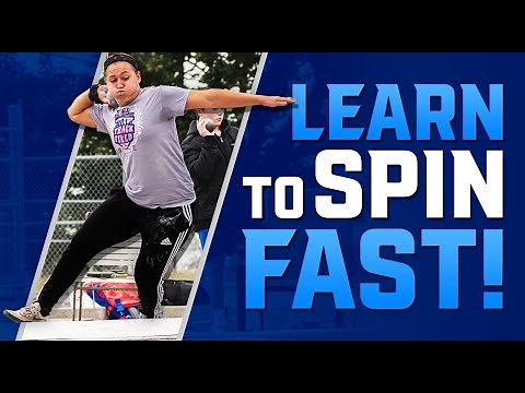 How To Teach The Shot Put Spin For Beginners
