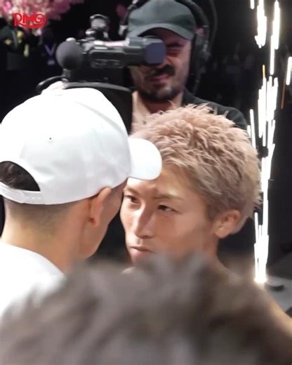 The final staredown 👀 The on-stage angle of Naoya Inoue and Alan Picasso facing off ahead of tomorrow 🔥 The Ring V: Night of the Samurai | Live on DAZN | Riyadh Season | Dec 27th 🥊 | Ring Magazine