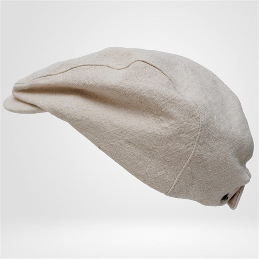 Newsboy Ivy Flat Cap Linen Cotton Flat Cap – Classic Summer Hat Size M - XL - Etsy