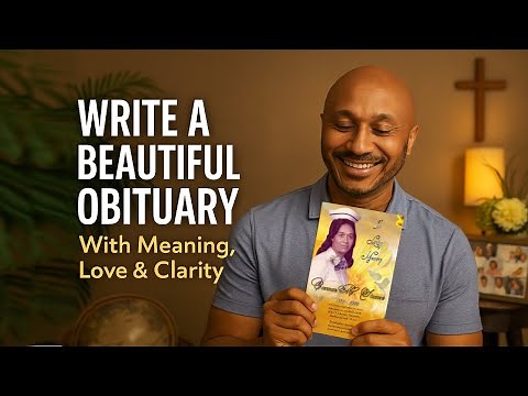 How to Write an Obituary That Honors Their Life (Step-by-Step Guide)