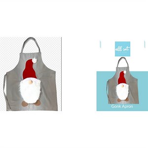 All Set to Sew Gonk Applique Apron Kit: Fabric and Pattern