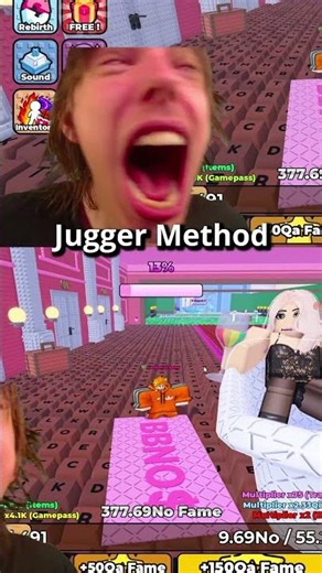 Infinite Win Glitch Rank 1 Leaderboard Jugger Method in Roblox Keyboard Escape #shorts #roblox