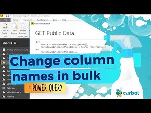 Trim / remove all spaces from column headers in bulk in Power BI/ Power Query