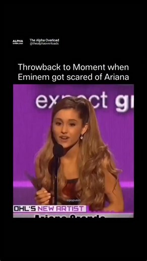 Alpha Overload | During one of her award acceptance speeches, Ariana Grande “pulled an Eminem” — a phrase fans use to describe moments when artists get... | Instagram