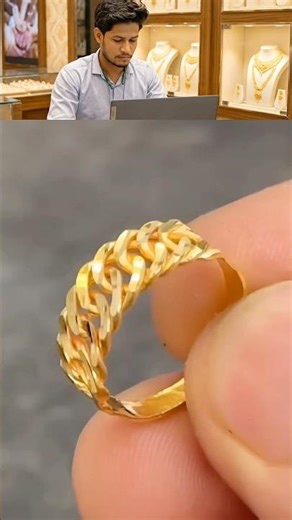 Gold Melting and Chain ring Making Process in Factory #gold