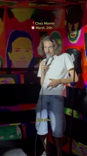 Soirée stand up 1 mardi sur 2 Chez Mamie, place de la Trinité 💰 entrée gratuite, sortie