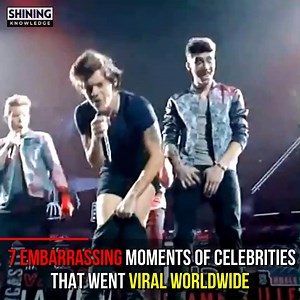 Here Are 7 Embarrassing Moments Of Celebrities That Went Viral Worldwide | Shining Knowledge