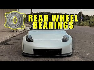 350Z Rear Wheel Bearing Replacement (WHINING NOISE GONE!!)
