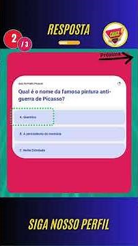 Quiz Pablo Picasso #quiz #pablopicasso