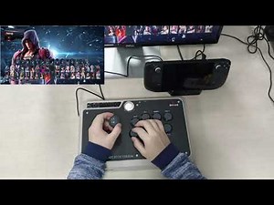 MAYFLASH F300/F300 Elite/F500/F500 Elite FightStick joystick are all compatible with Steam Deck