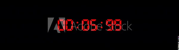 10 second countdown timer animation with minute, seconds and milliseconds, ten second countdown timer on a transparent background.