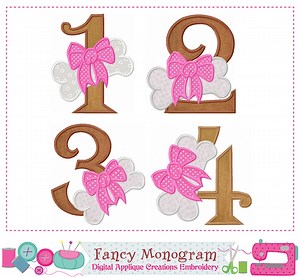 Puppy Numbers Applique Embroidery Design for Kids -1831 - Etsy