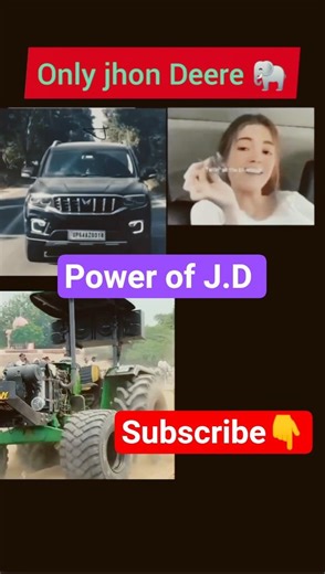 Only John Deere power 😱My favourite🚜#new #viral