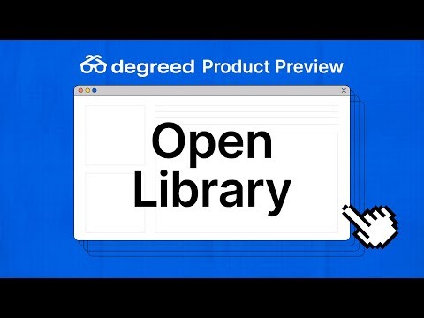 Product Preview: Degreed Open Library